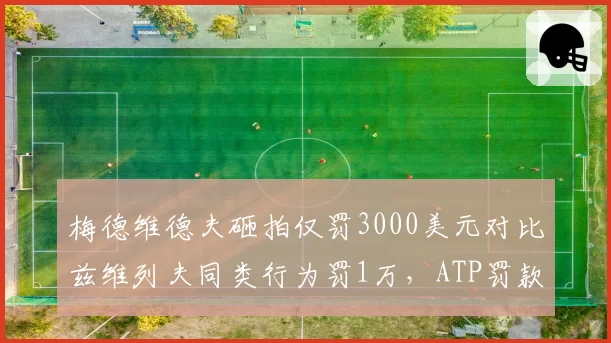 梅德维德夫砸拍仅罚3000美元对比兹维列夫同类行为罚1万，ATP罚款标准差异达70%